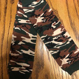 Camo Print Legwarmers